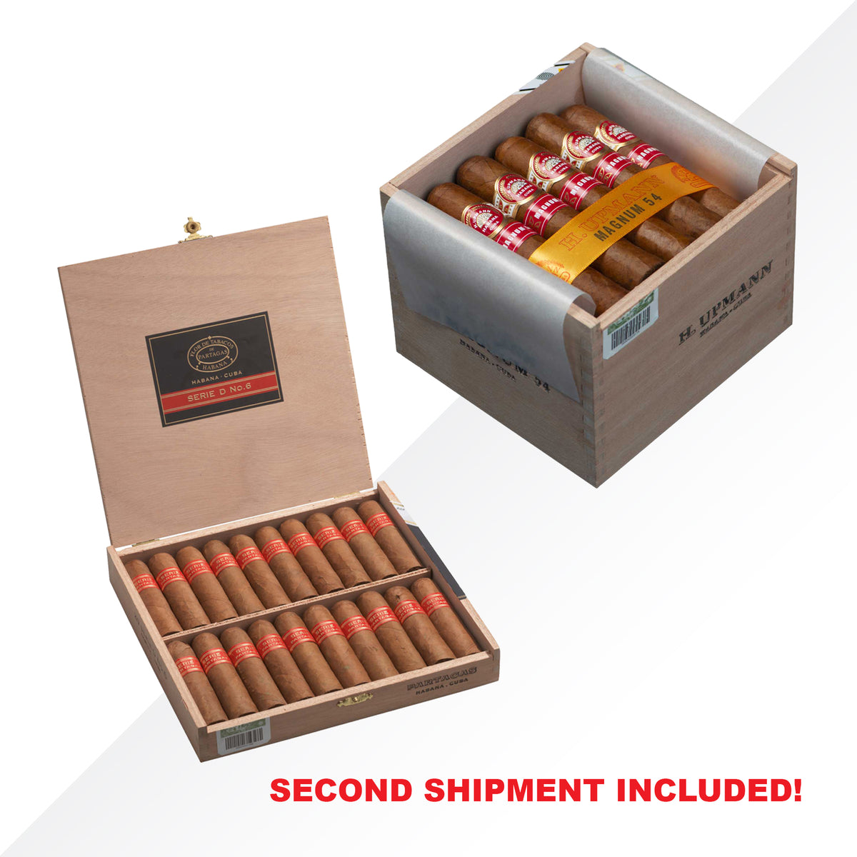 H.Upmann Magnum 54 + Partagas Serie D No.6