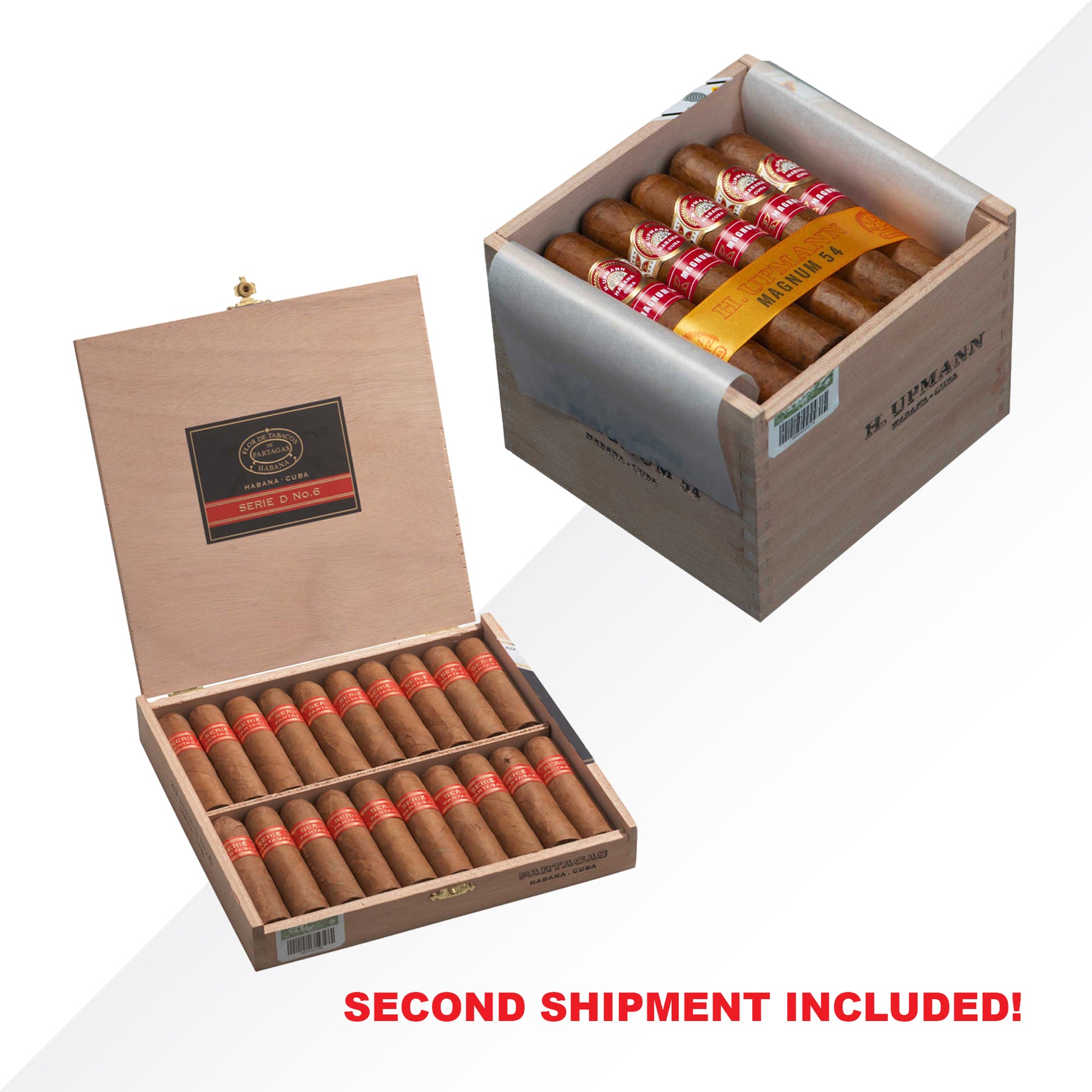 H.Upmann Magnum 54 + Partagas Serie D No.6