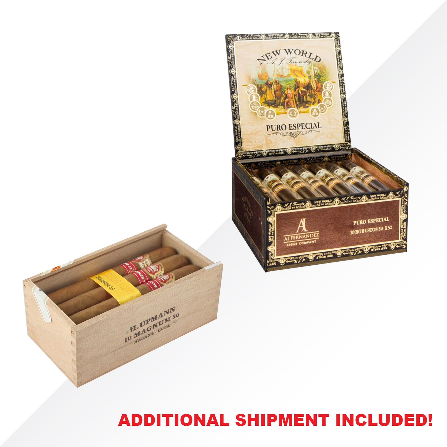 Magnum 50 10pcs + AJF Puro Especial Robusto 20pcs
