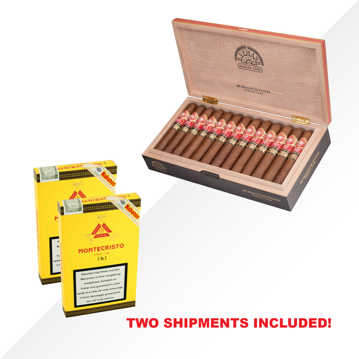 Magnum Finite + 2x Montecristo No.3 5pcs