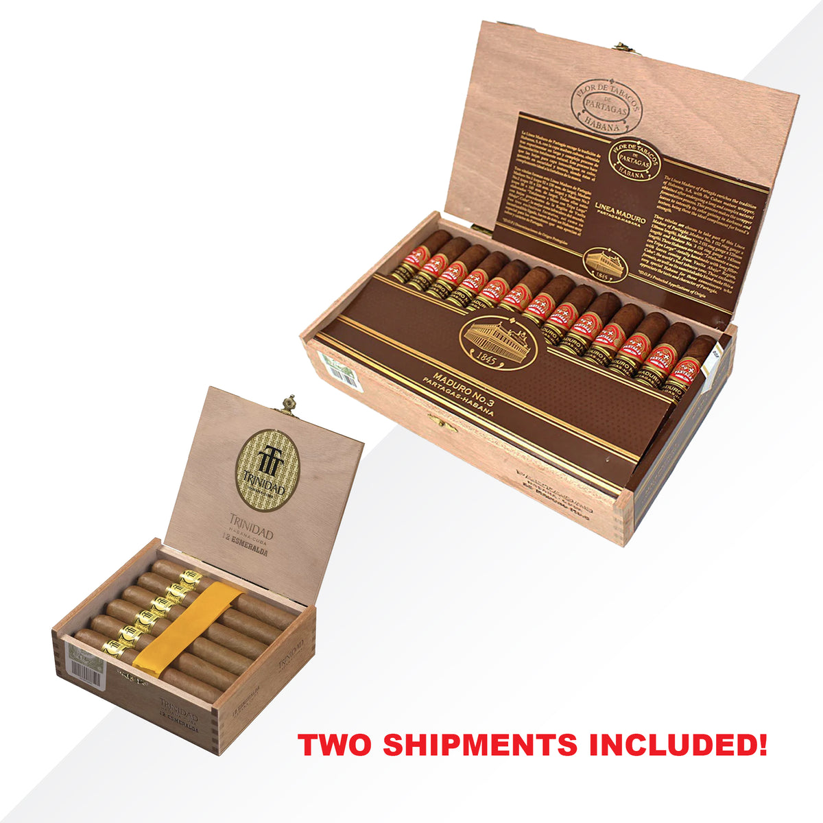 Partagas Maduro No.3 + Trinidad Esmeralda