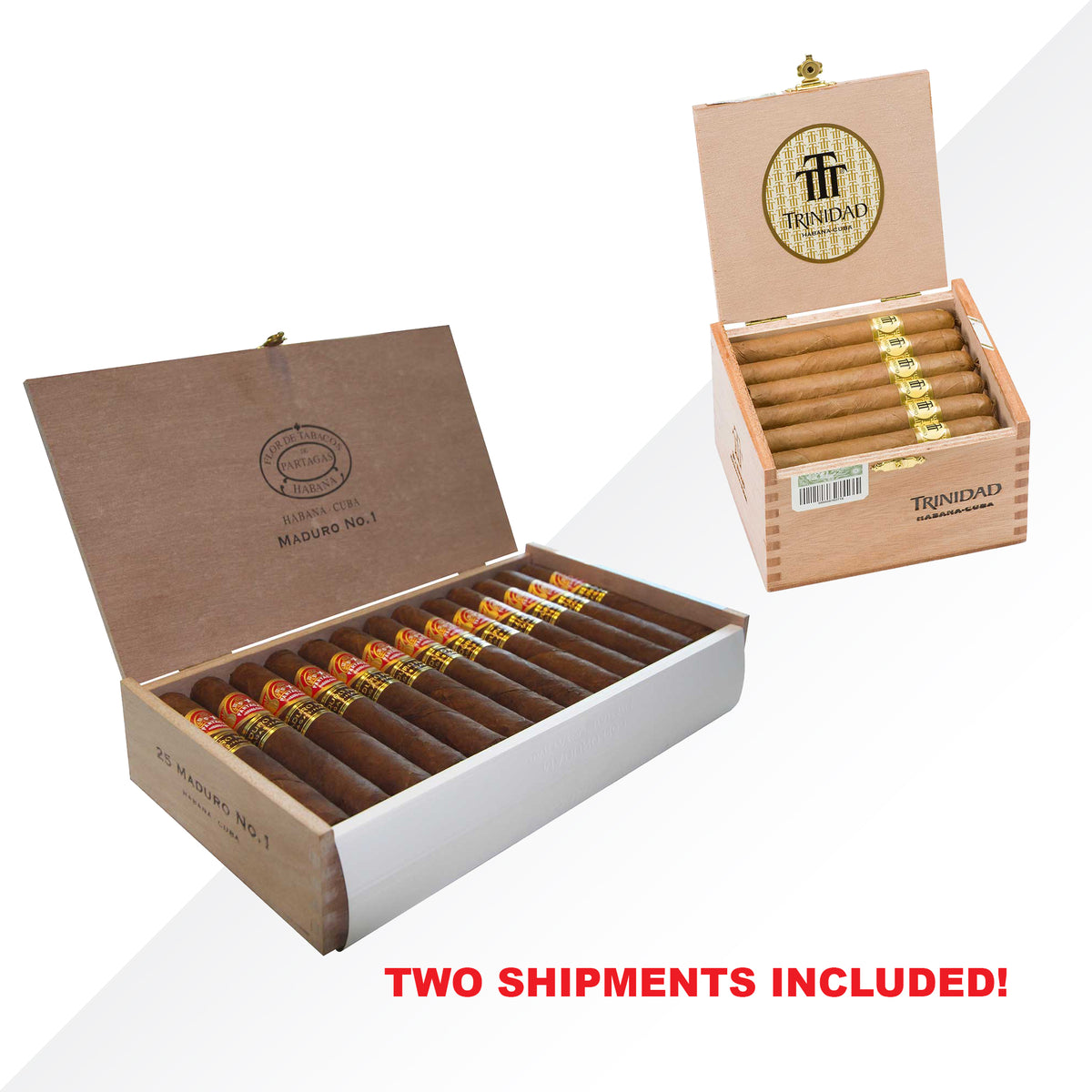 Partagas Maduro No.1 + Trinidad Reyes 24pcs COMBO