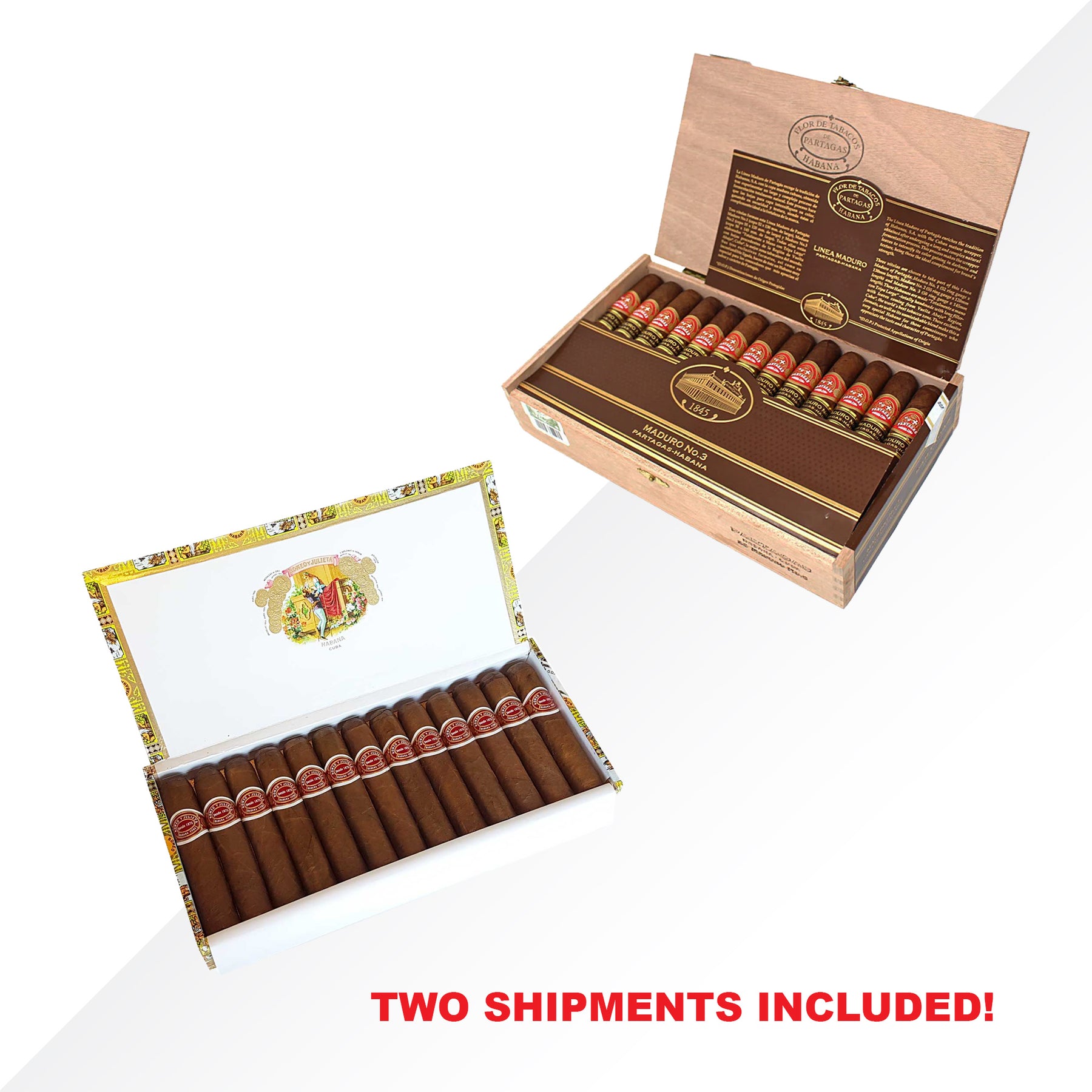 Partagas Maduro No.3 + Romeo Petit Royales COMBO