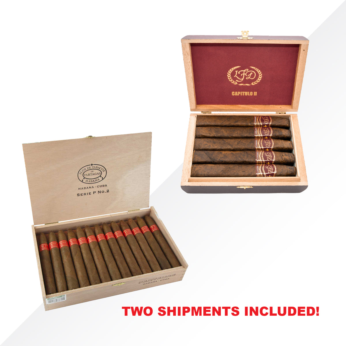 Partagas Serie P No.2 25pcs + LFD Capitulo II 10pcs