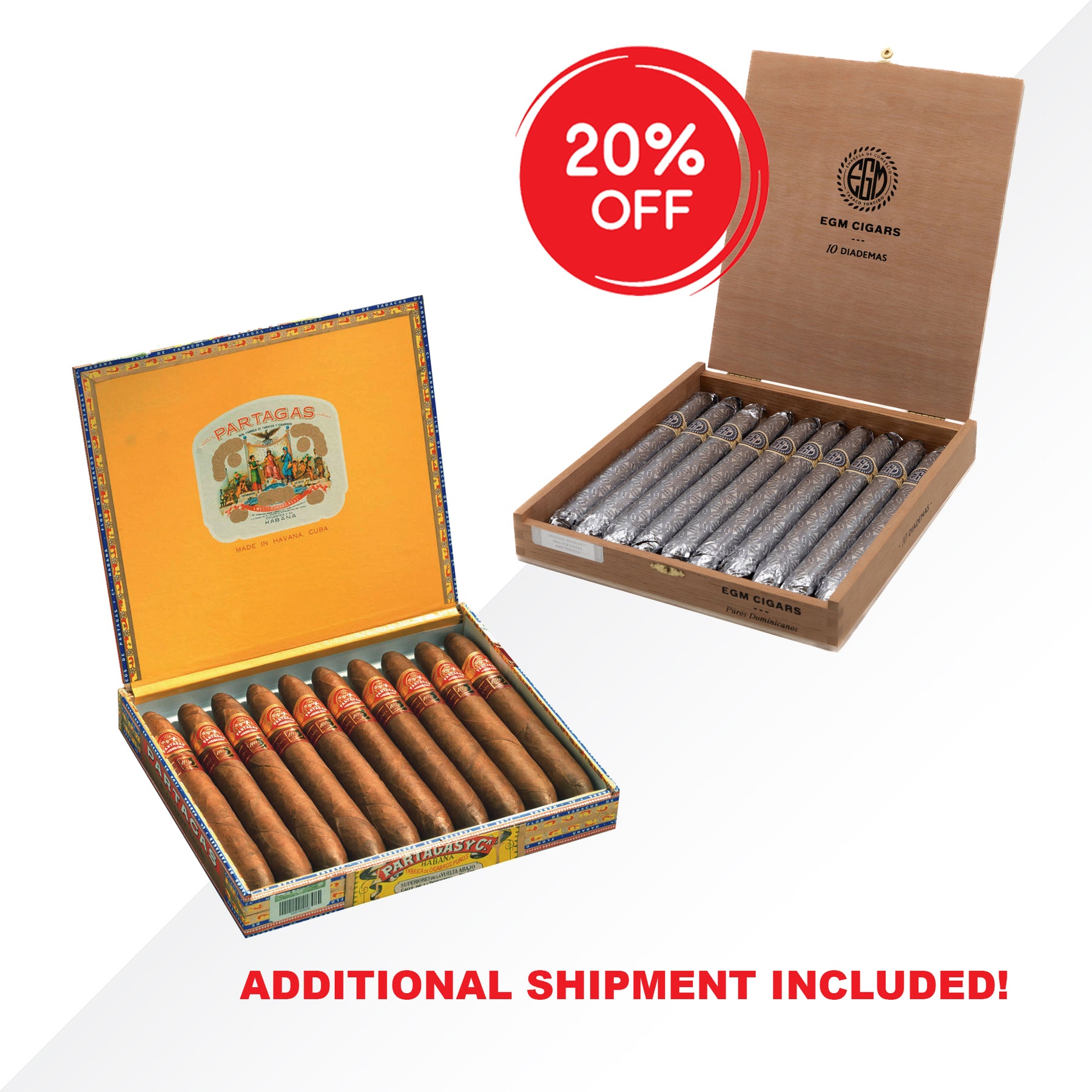 Partagas Salomones + EGM Diademas COMBO
