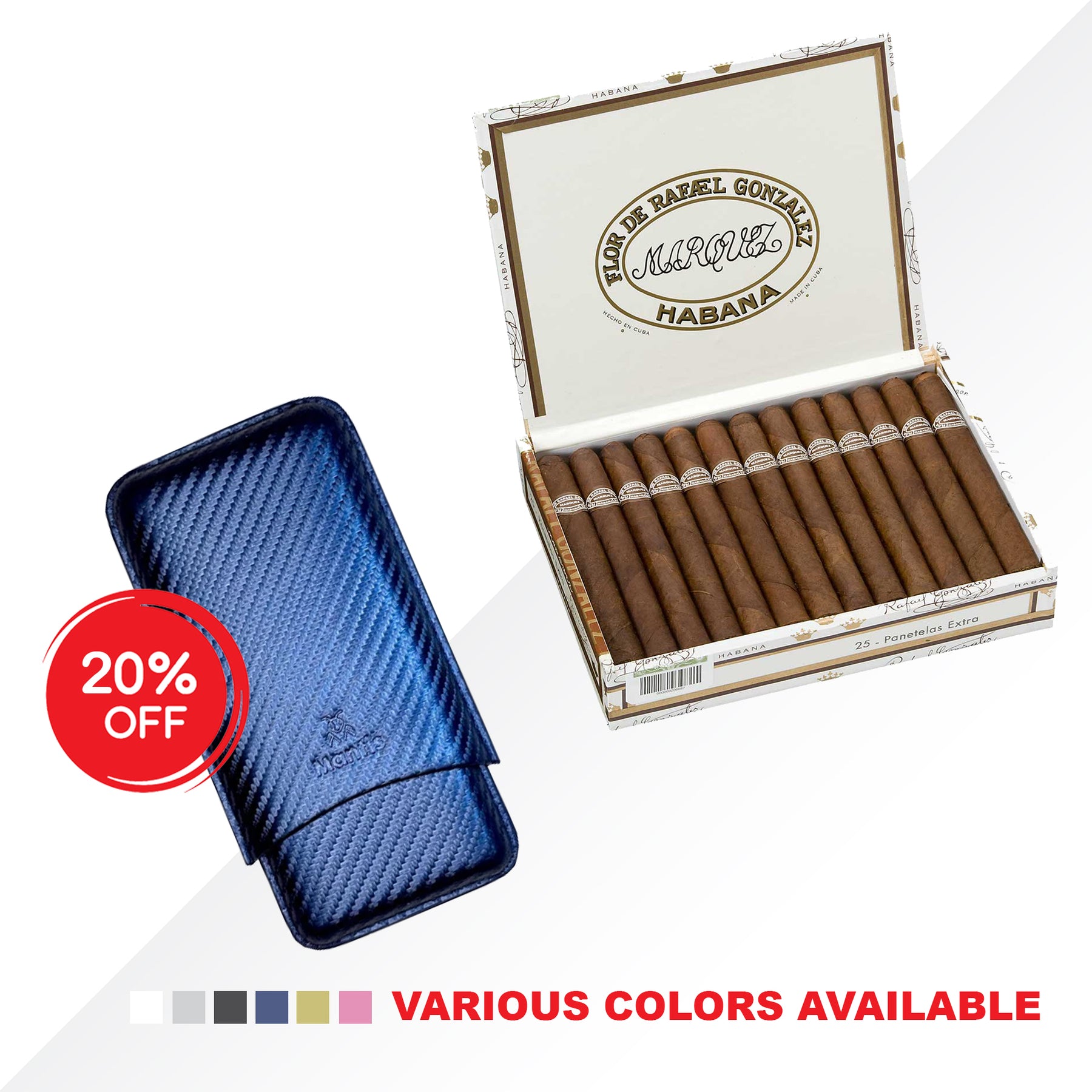 R.Gonzales Panetelas Extra + Mantis Case 3 Cigar