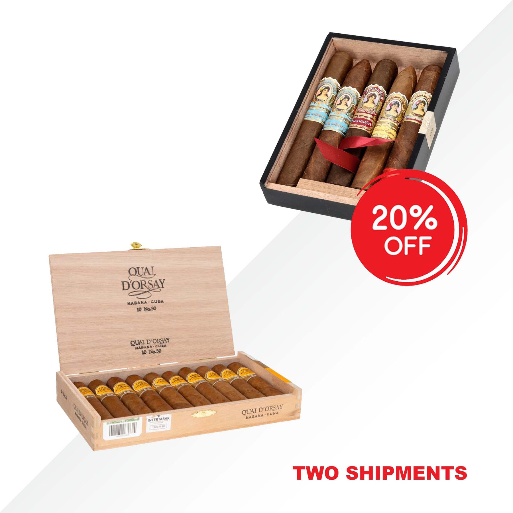 Quai d'Orsay 50 10pcs - Aroma del Caribe Sampler COMBO