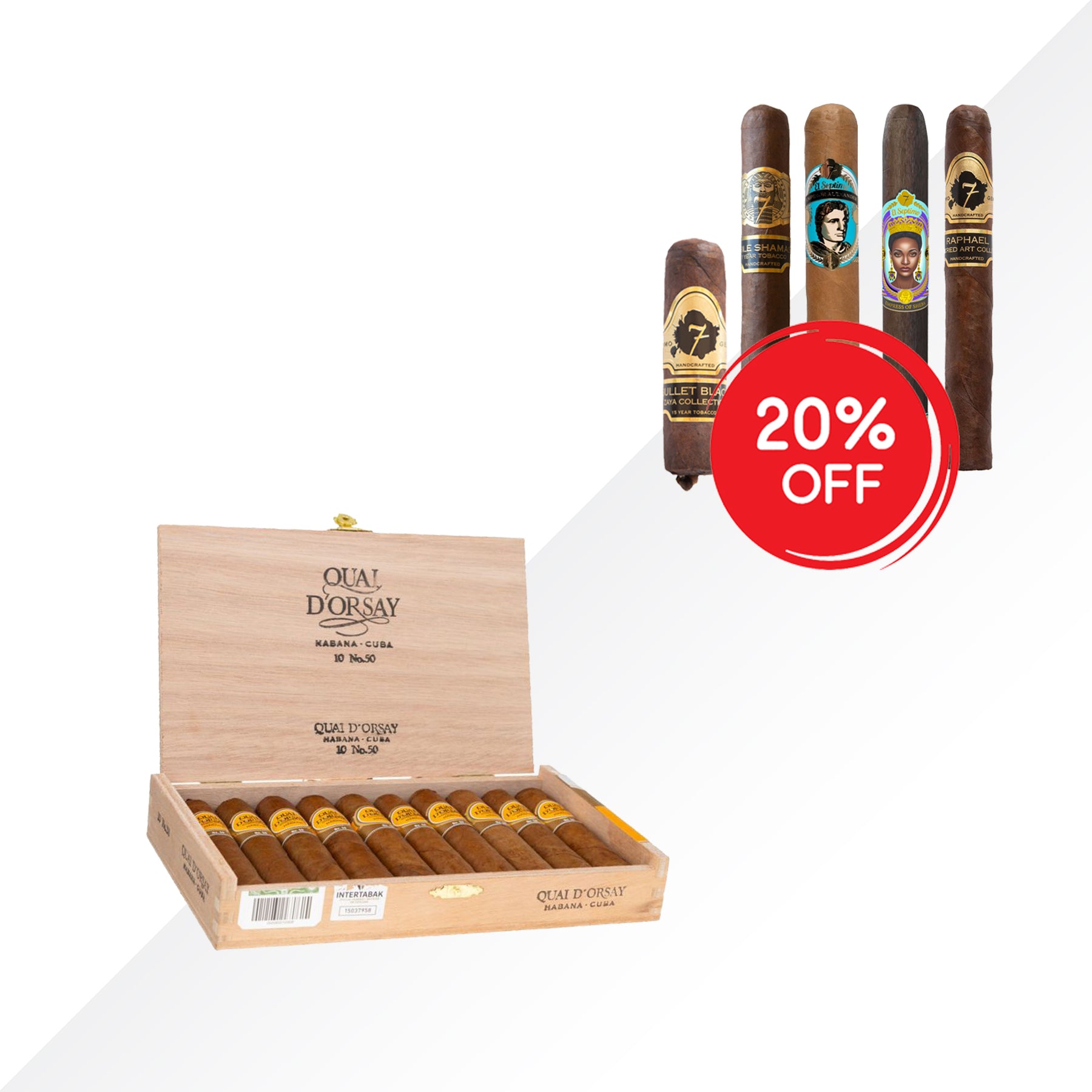 QUAI D'ORSAY No.50 10pcs + EL SEPTIMO SELECTION COMBO