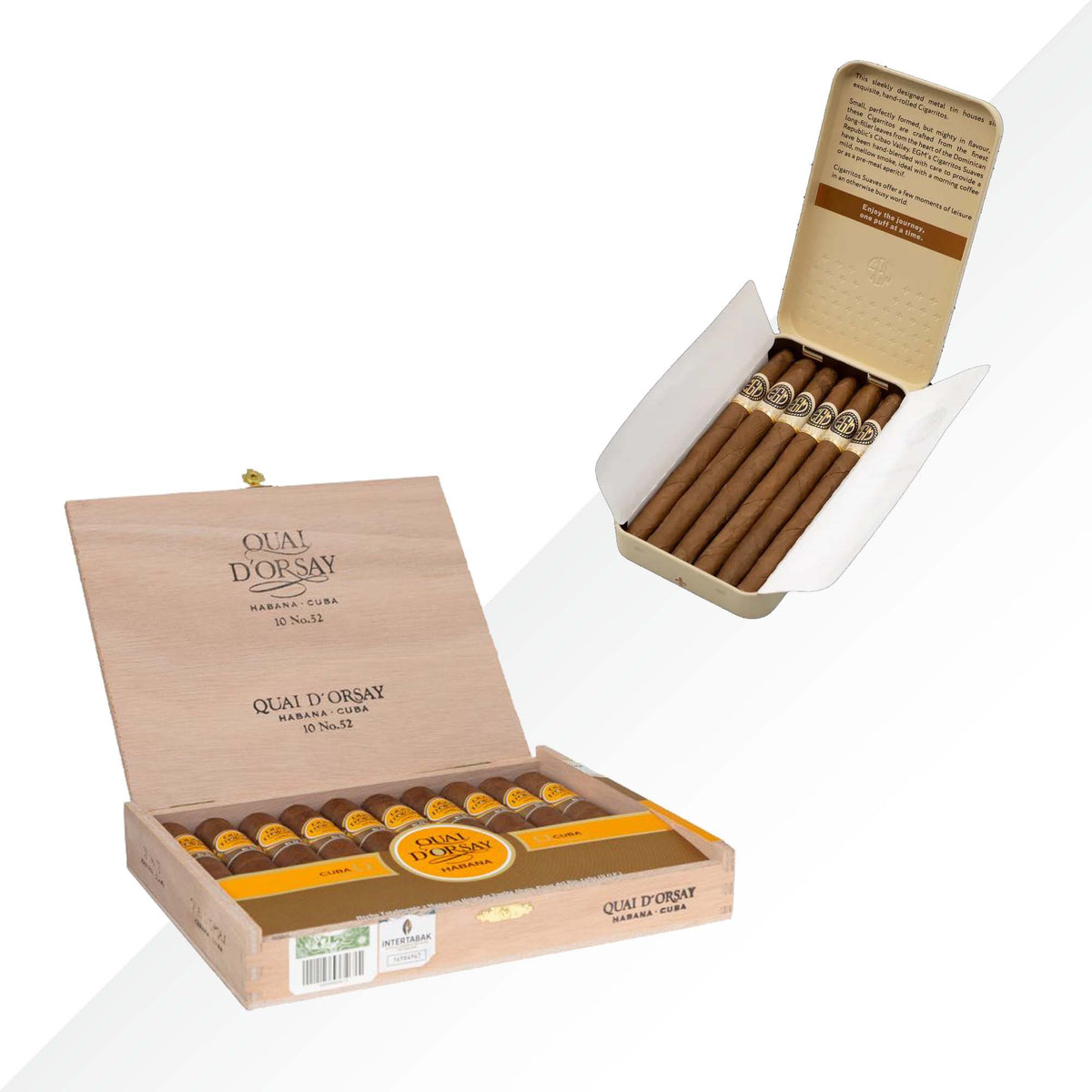 Quai d'Orsay 52 10pcs + EGM Cigarritos Suaves 6pcs