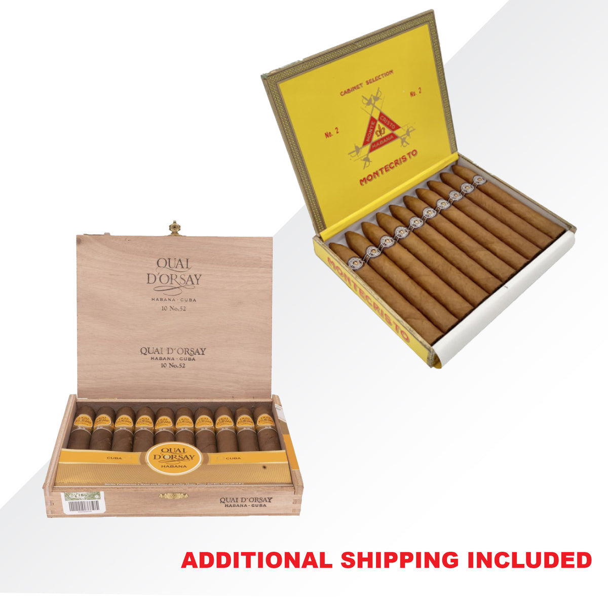 Quai d'Orsay 52 10pcs - Montecristo No.2 10pcs COMBO