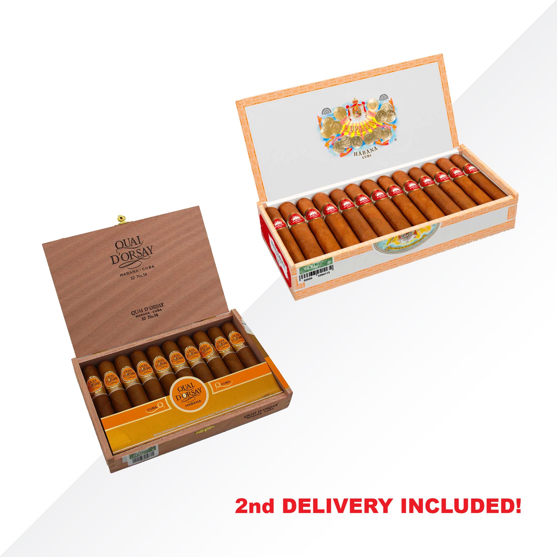 Quai d'Orsay 54 10pcs + H.Upmann Half Corona