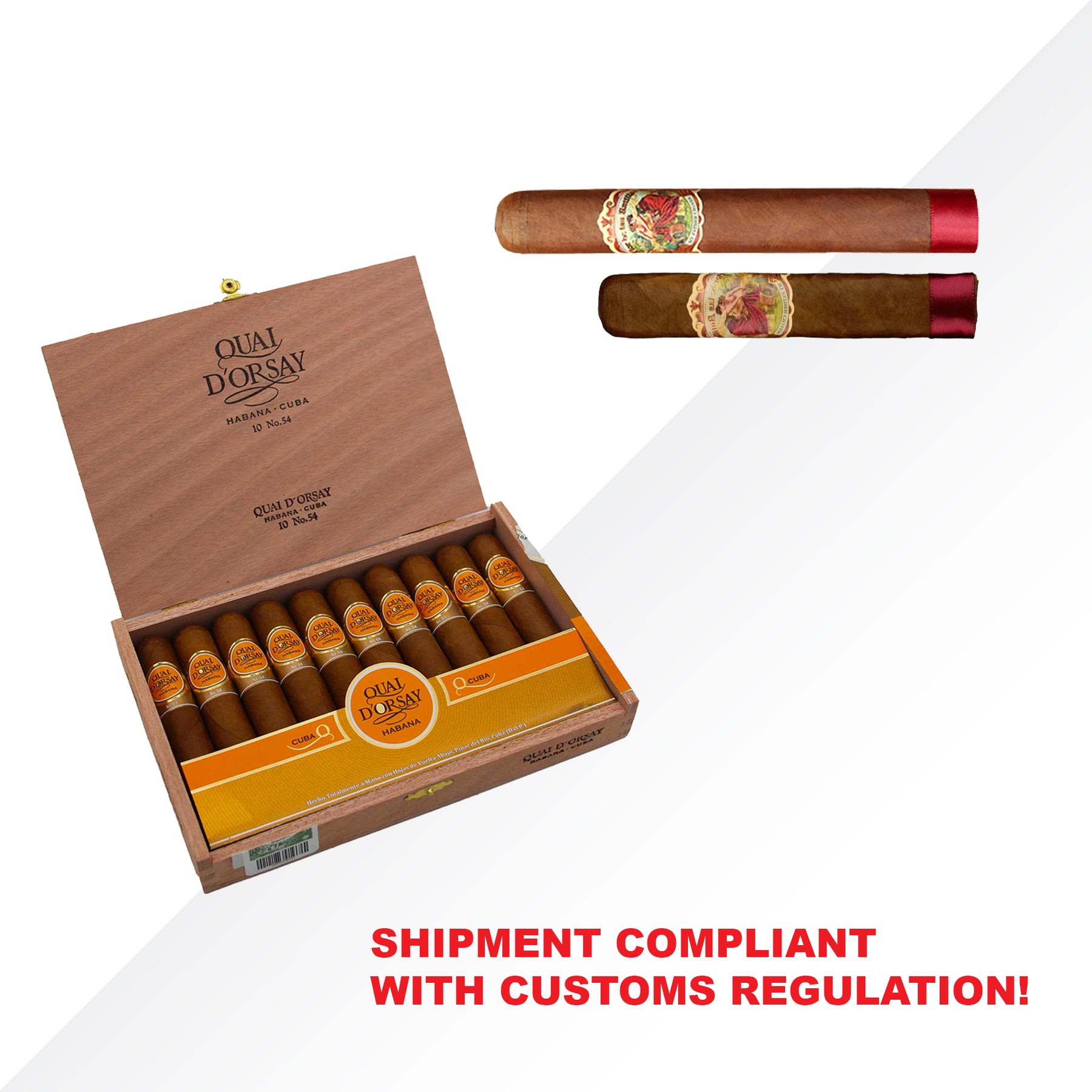 Quai d'Orsay 54 10pcs + Flor de las Antilla Selection