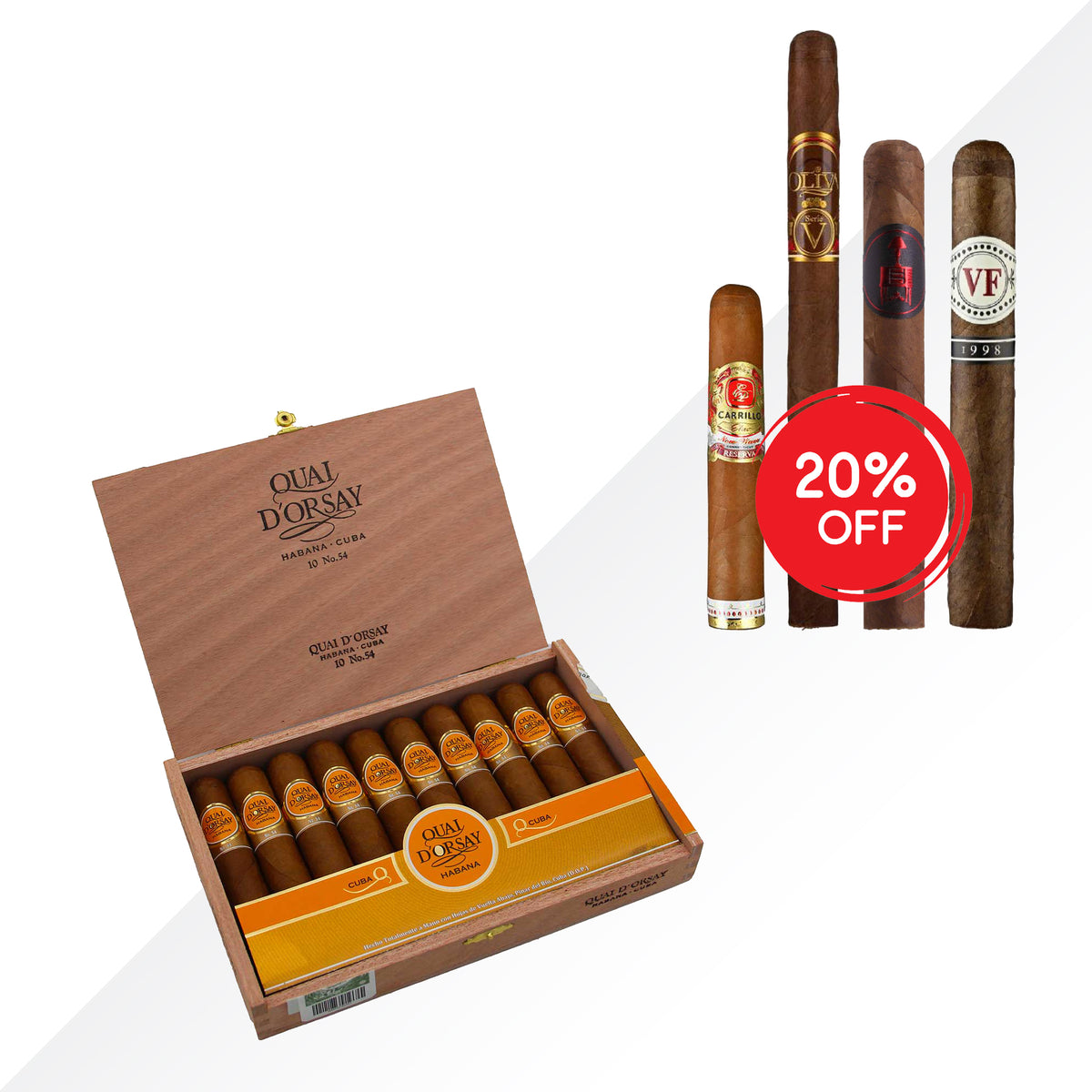 QUAI D'ORSAY No.54 10pcs + NEW WORLD SELECTION