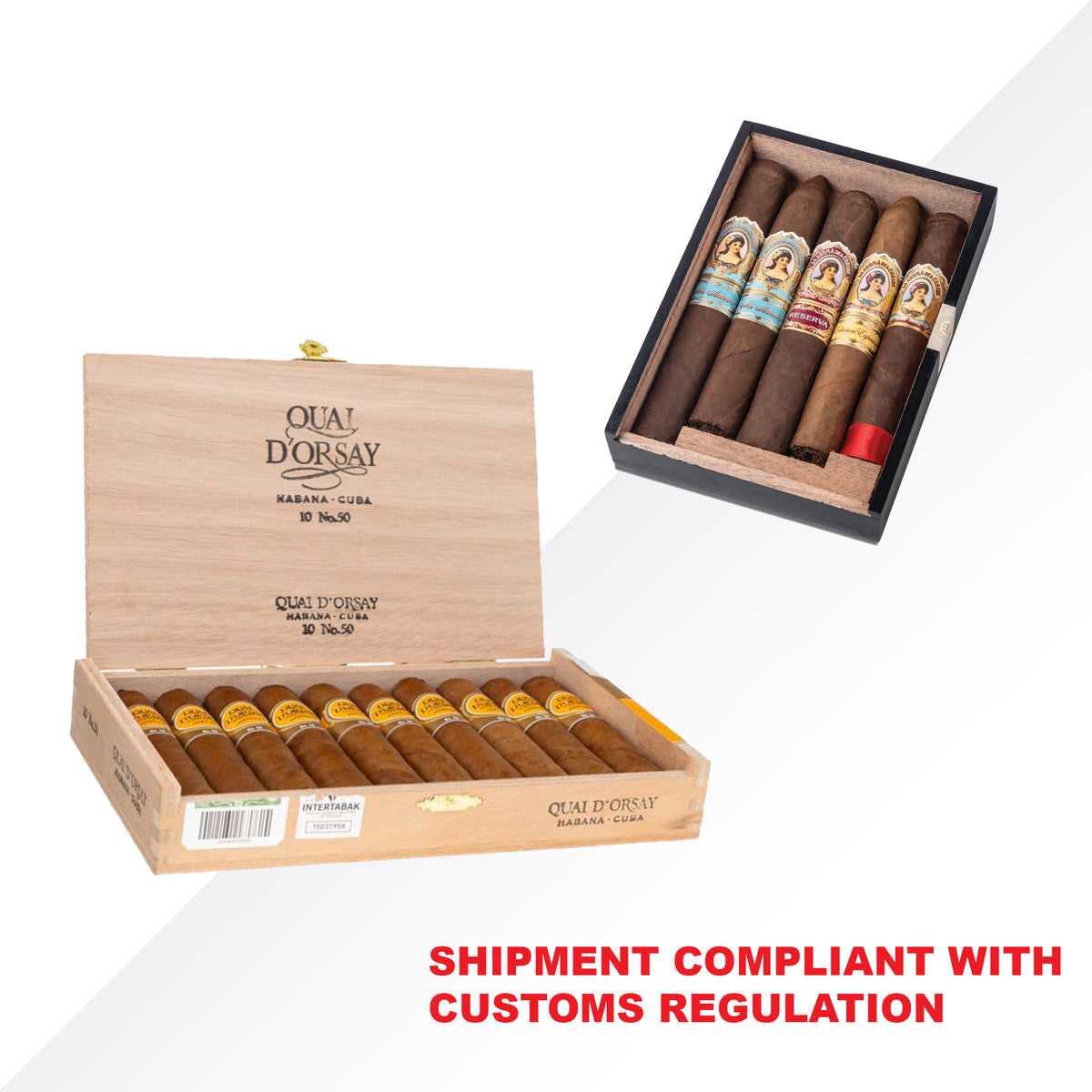Quai d'Orsai 50 10pcs + Aroma del Caribe Sampler 5pcs