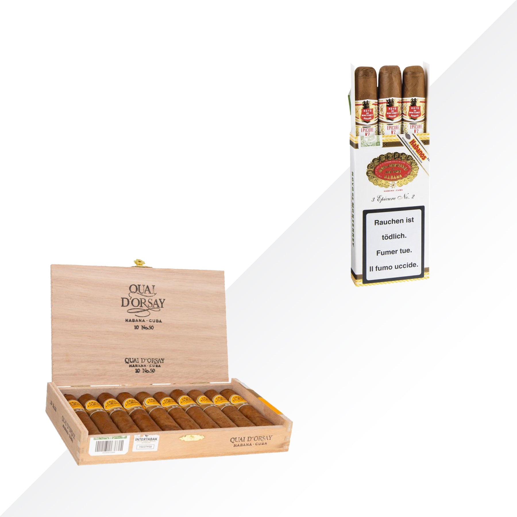 QUAI D'ORSAY No.50 10pcs + HDM EPICURE No.2 3pcs COMBO