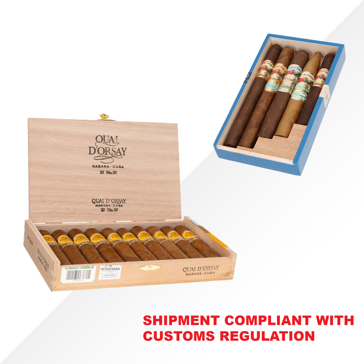 Quai d'Orsay 50 10pcs + Paradiso Sampler 5pcs