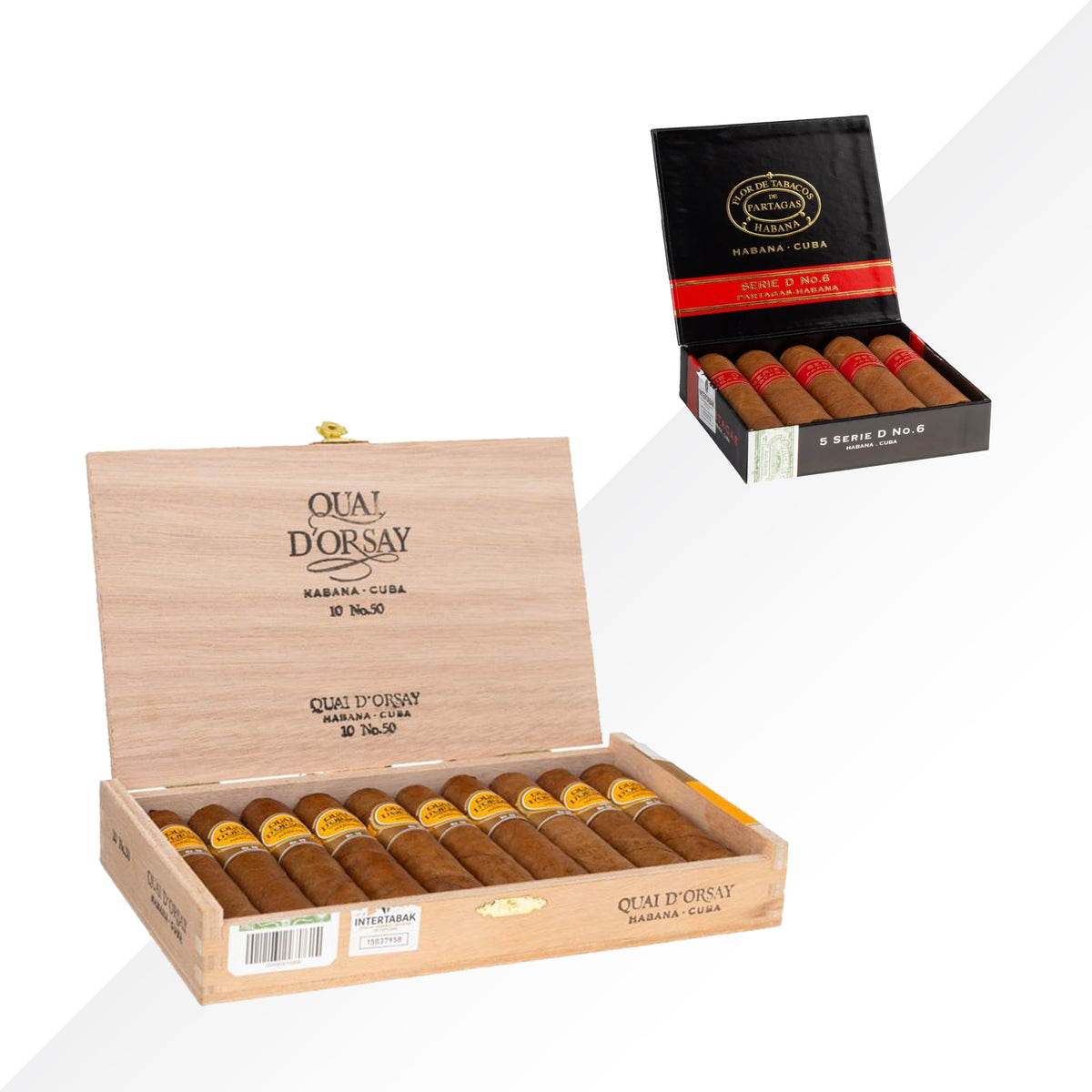 Quai d'Orsay 50 10pcs + Partagas Serie D No.6 5pcs