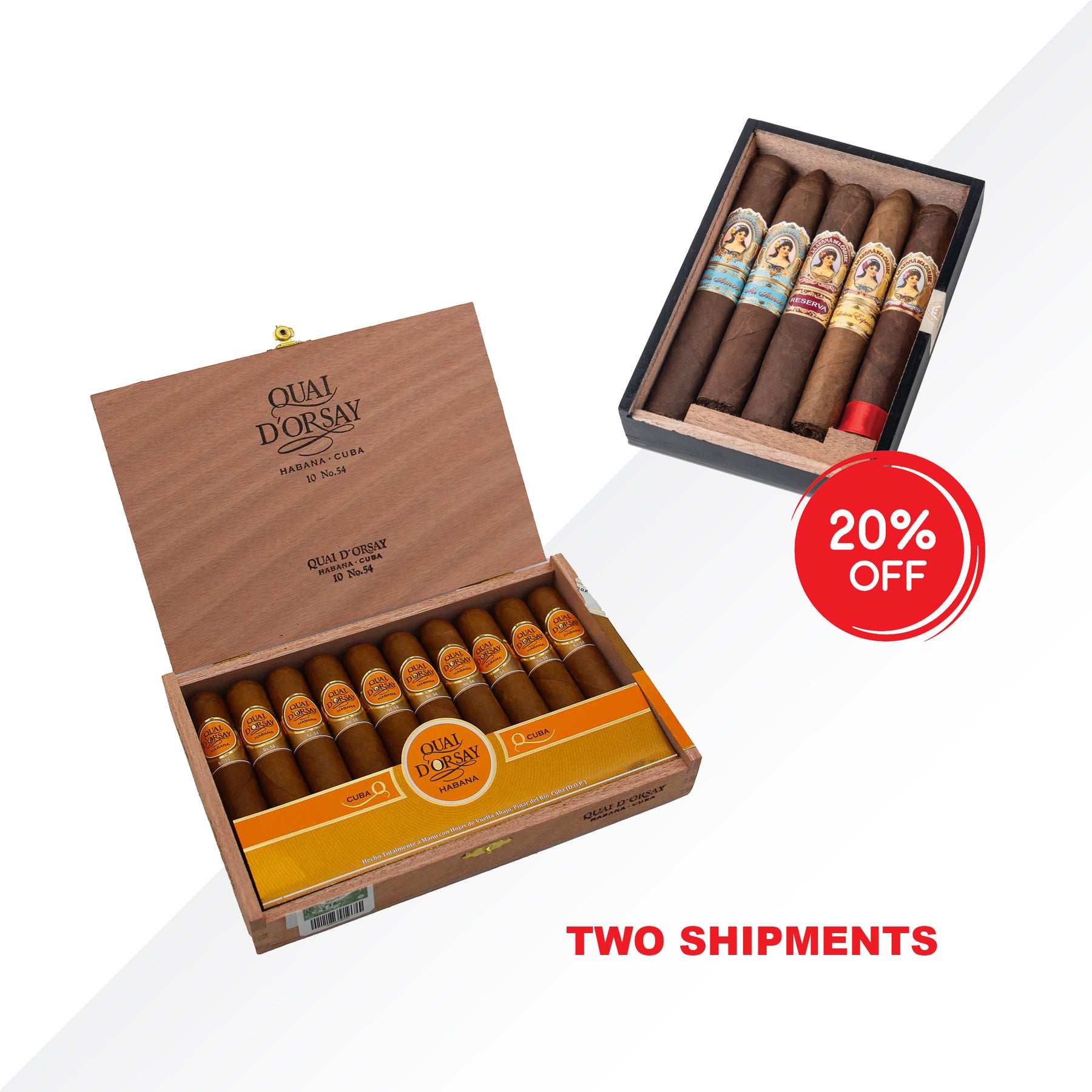 Quai d'Orsay 54 10pcs - Aroma del Caribe Sampler COMBO