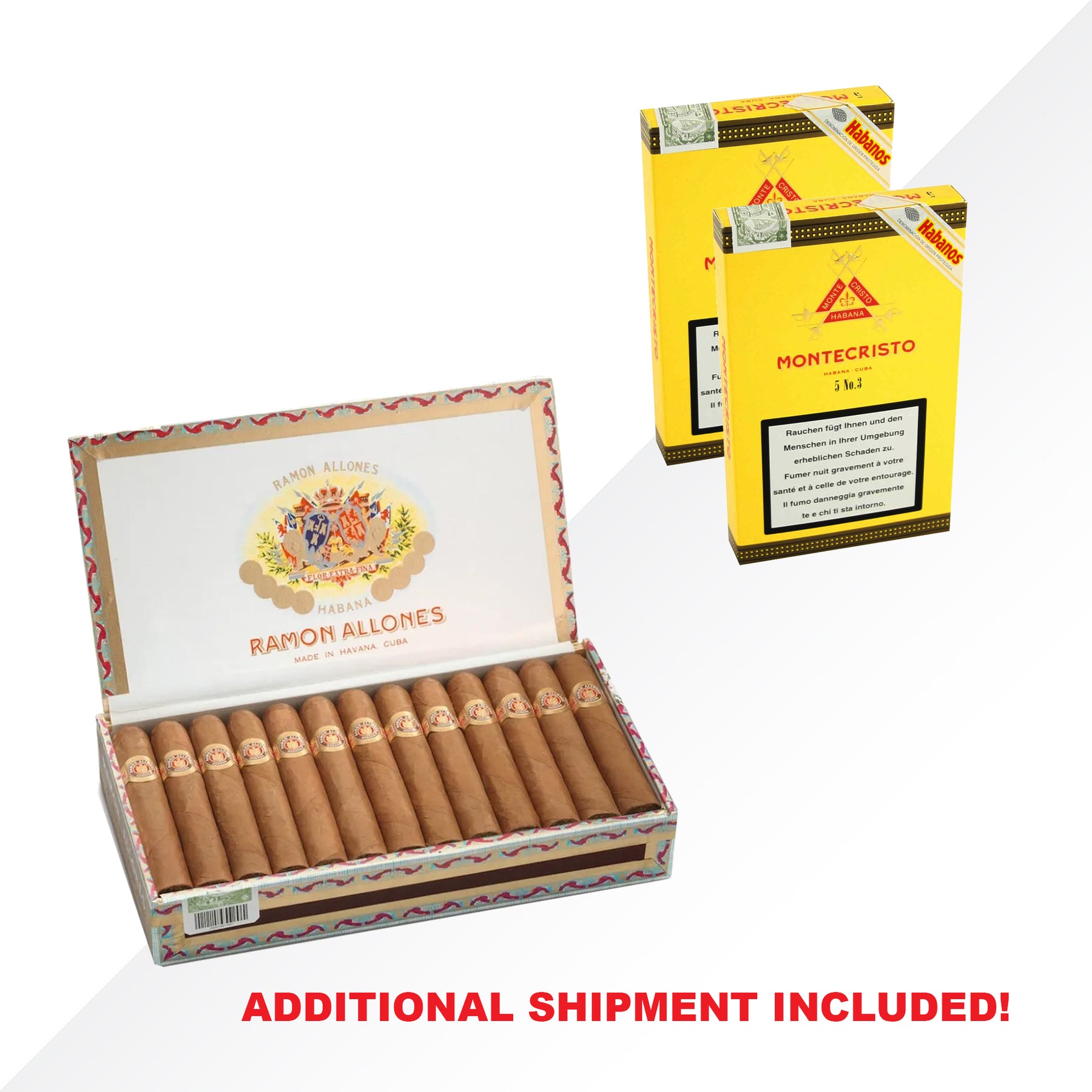 Ramon Allones Specially Selected + Montecristo No.3 2x5pcs