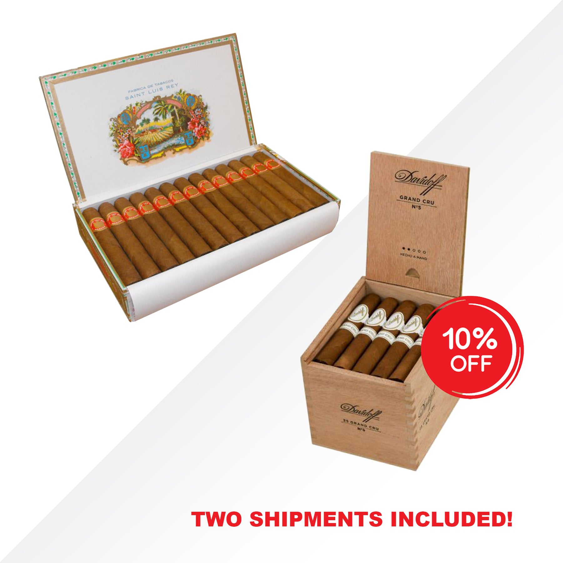 Saint Luis Rey Regios - Davidoff Gran Cru No.5 25pcs COMBO
