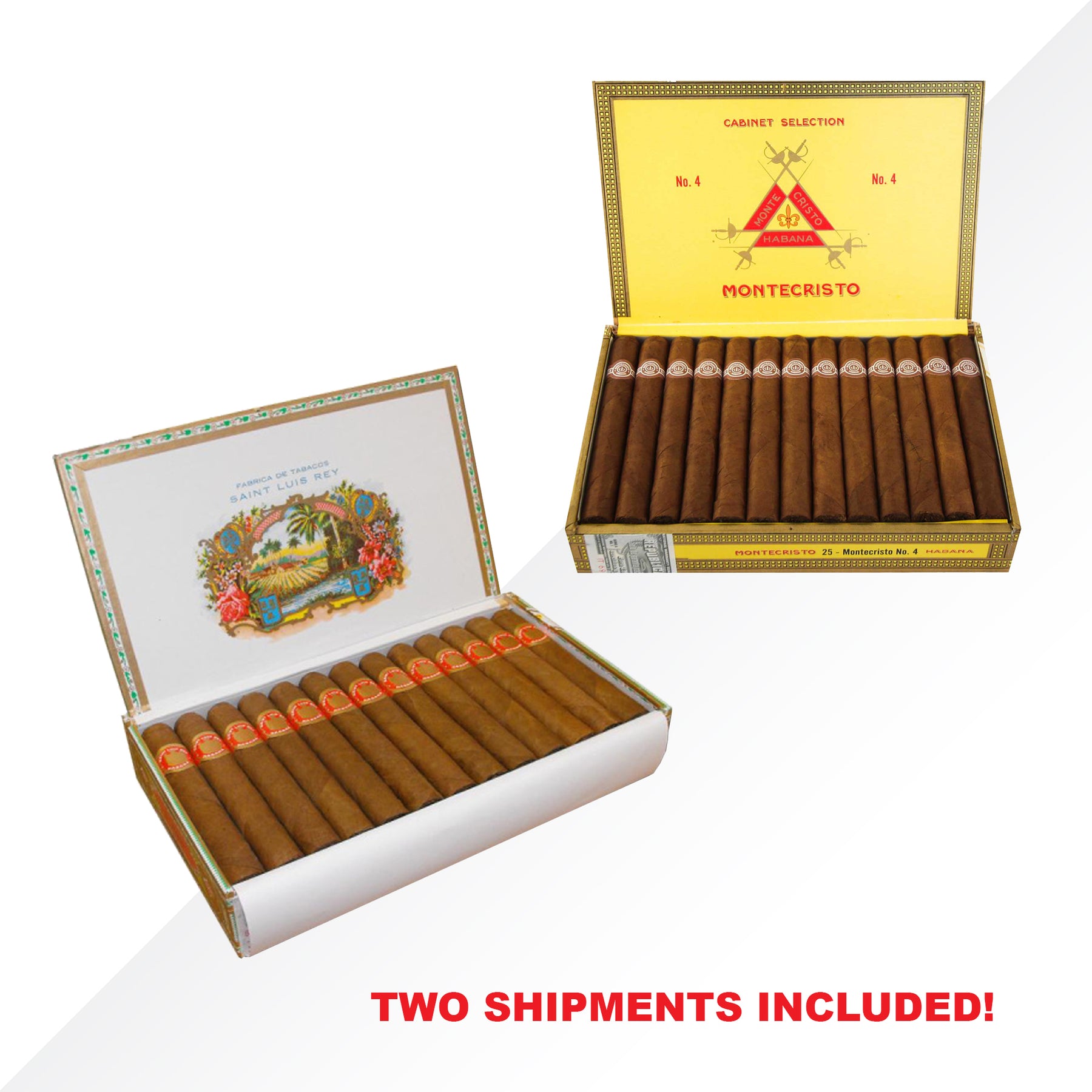 SLR Regios 25pcs + Montecristo No.4 25 pcs