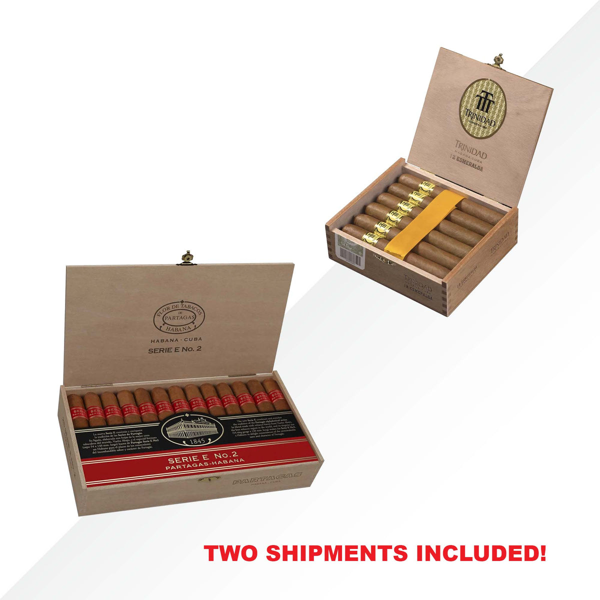 Partagas Serie E No.2 + Trinidad Esmeralda