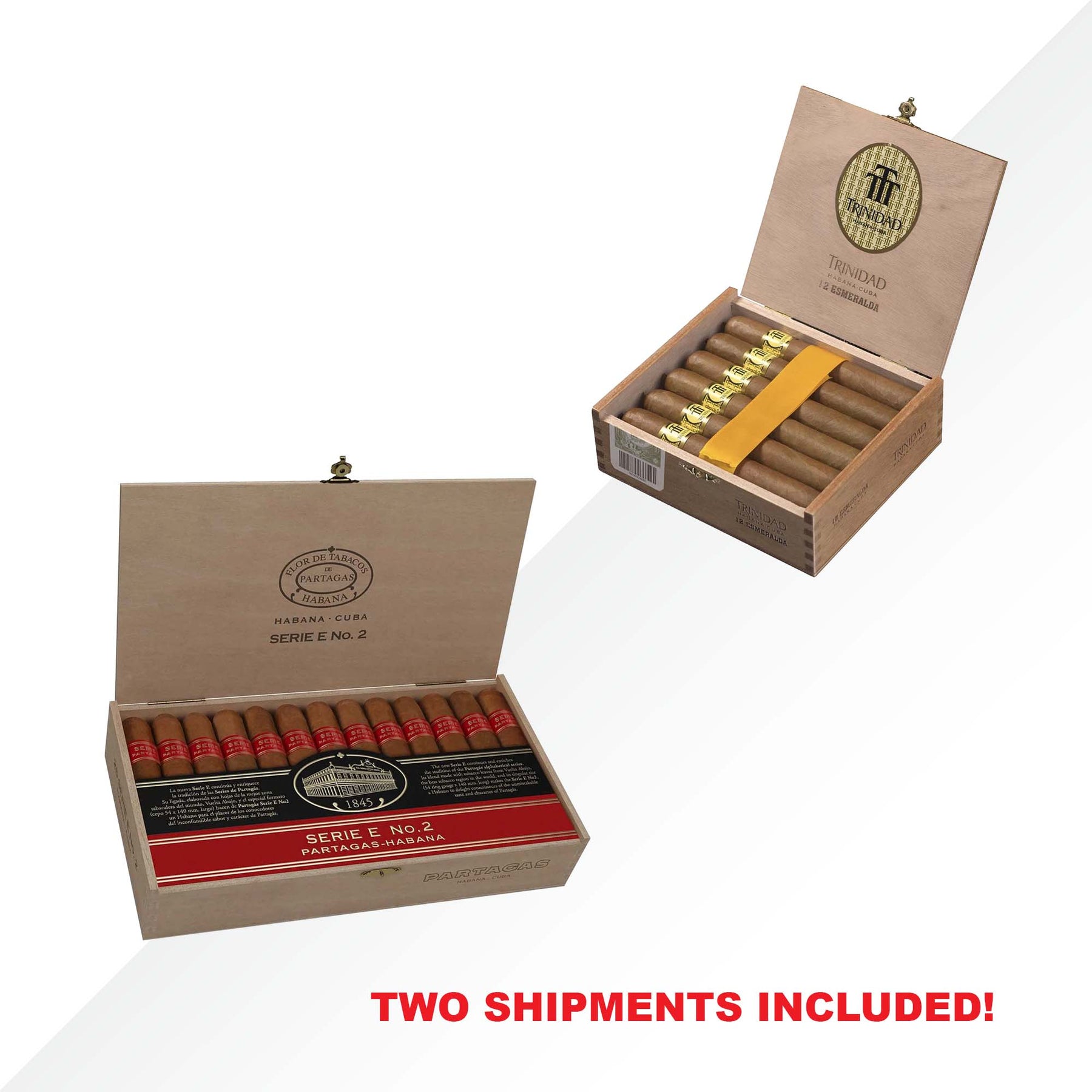 Partagas Serie E No.2 + Trinidad Esmeralda
