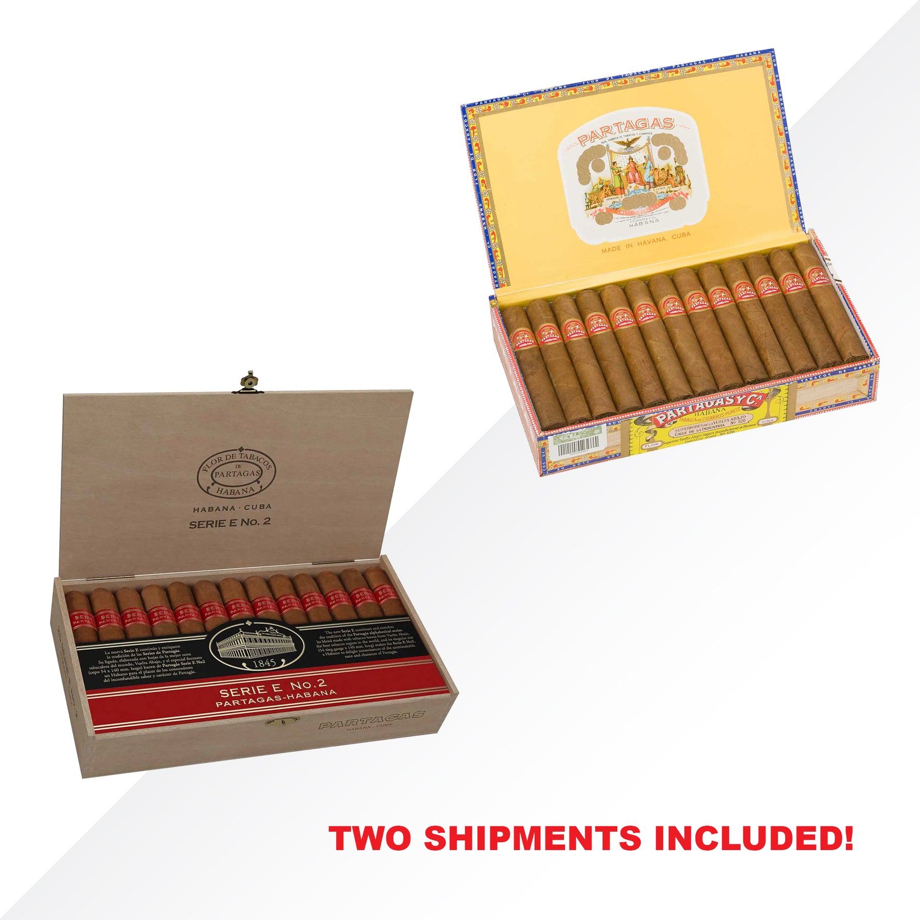 PARTAGAS Serie E No.2 25pcs + Shorts 25pcs