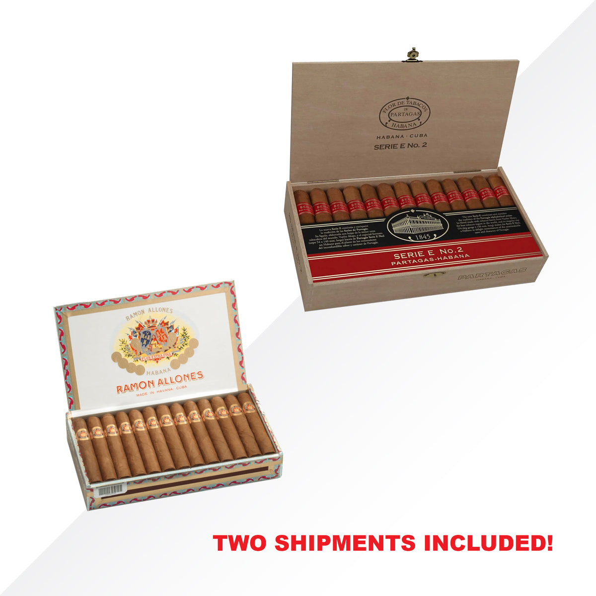 PARTAGAS SERIE E No.2 + SMALL CLUB CORONAS COMBO