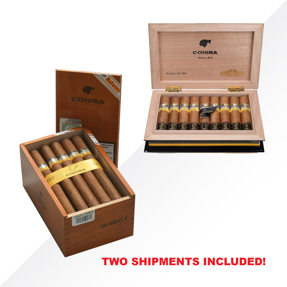 COHIBA SIGLO V + Siglo de Oro