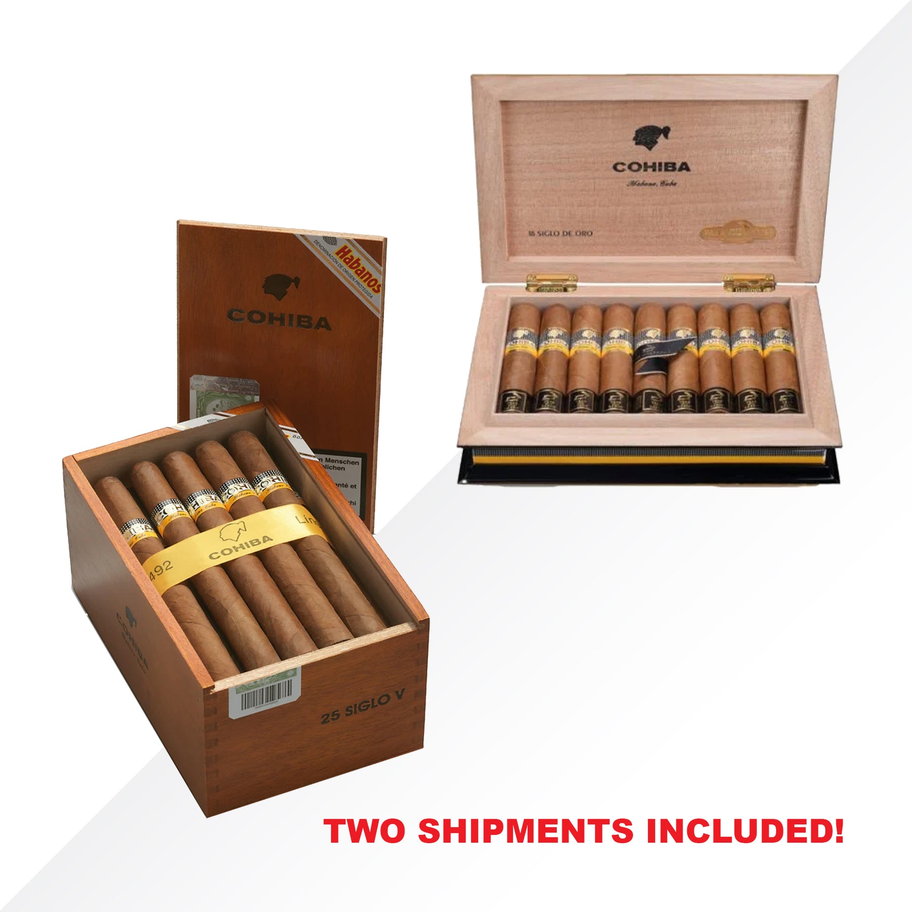 COHIBA SIGLO V + Siglo de Oro