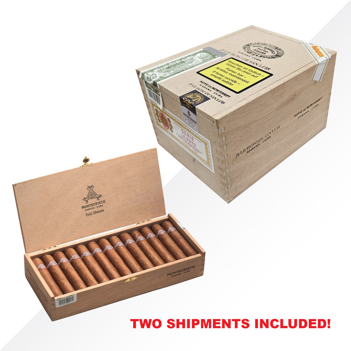 HdM Hoyo de San Luis 25pcs + Montecristo Petit Edmundo 25pcs