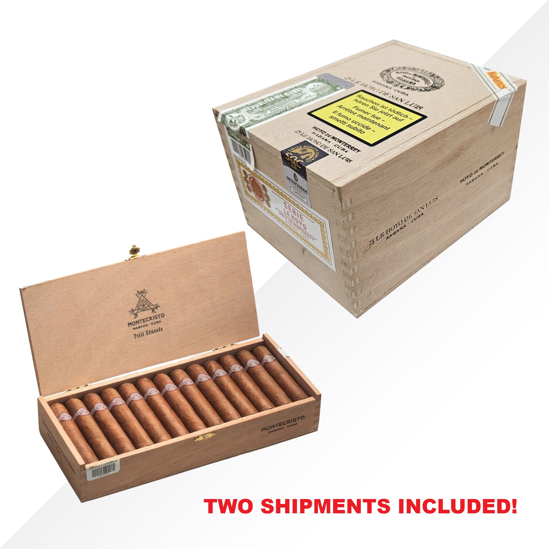 HdM Hoyo de San Luis 25pcs + Montecristo Petit Edmundo 25pcs