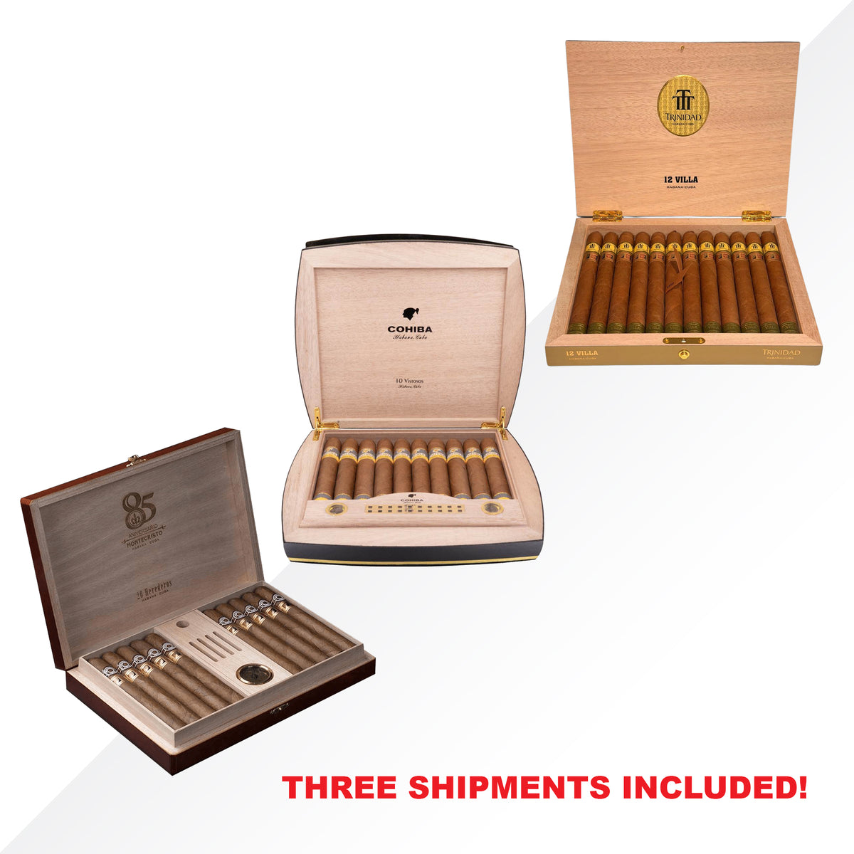 Trinidad Villa + Cohiba Vistosos + Herederos COMBO
