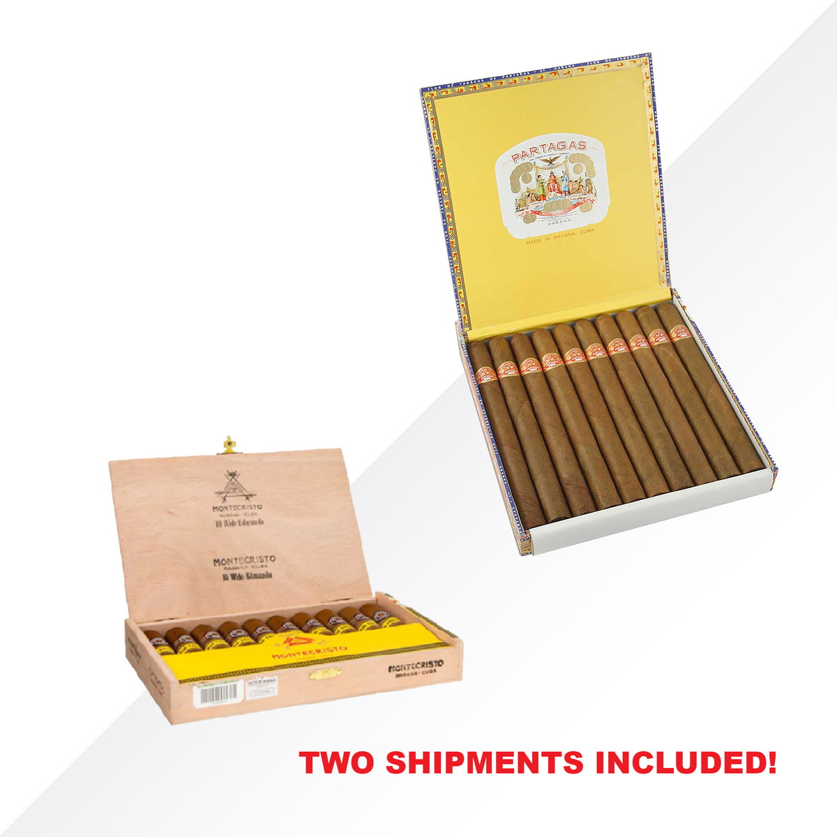 Partagas Lusitanias 10 pcs - Wide Edmundo 10pcs COMBO