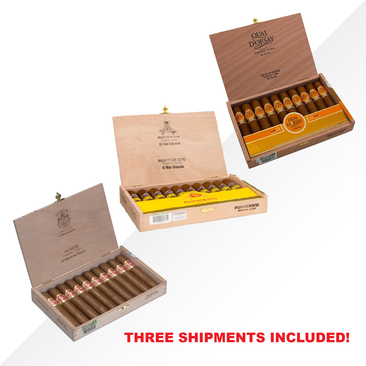 Wide Edmundo + Quai d'Orsay No.54 + Short de Punch 10pcs COMBO