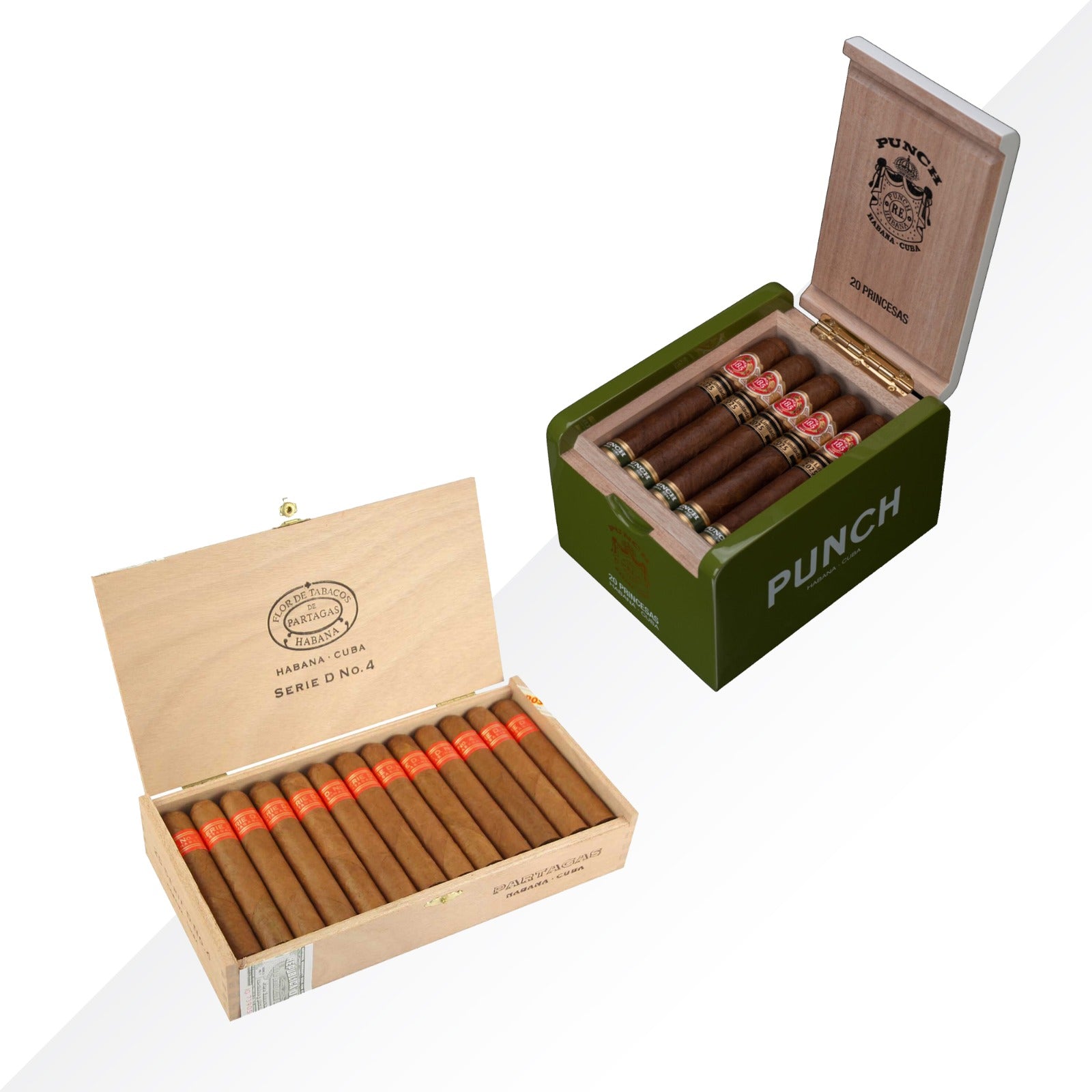 PUNCH PRINCESAS LE 2025 + PARTAGAS SERIE D No.4 COMBO